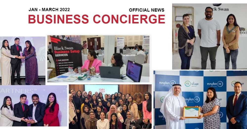 Business concierge Jan- Mar 2022